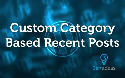 Create a Custom Category Based Recent Posts Sidebar in Genesis